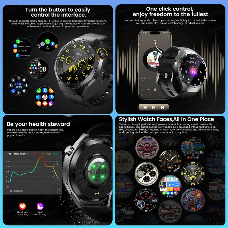 Montre Connectée "Pro Series" Brun